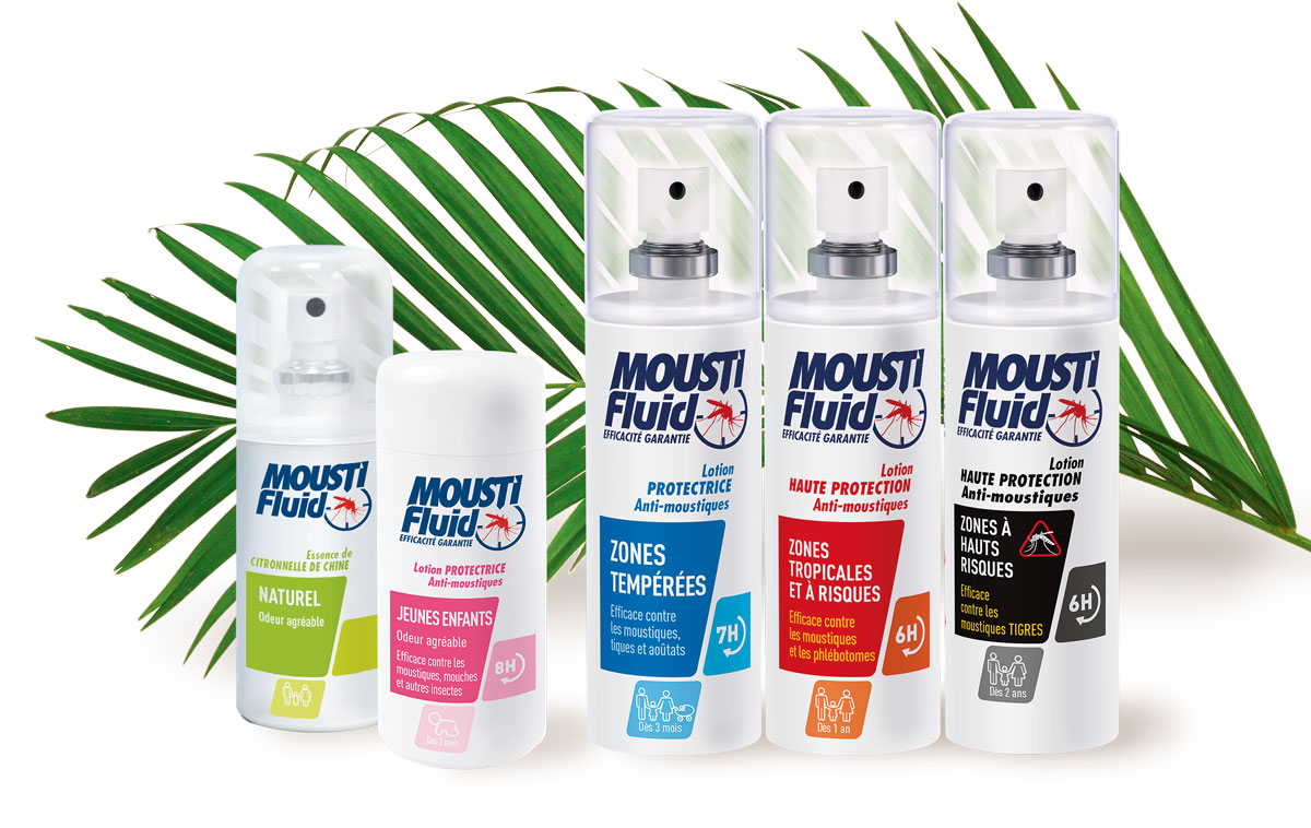 Produits anti-insectes de Moustifluid Produits anti-insectes de Moustifluid