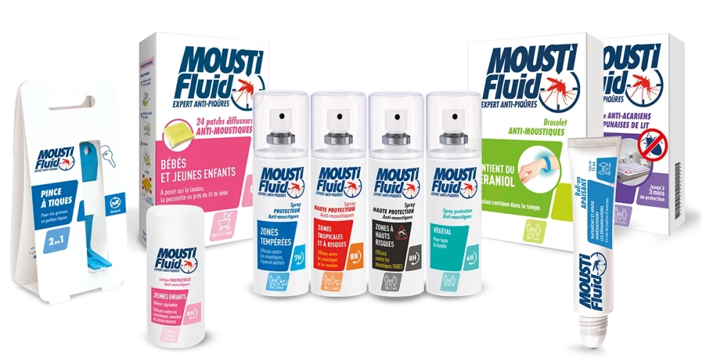Moustifluid product range